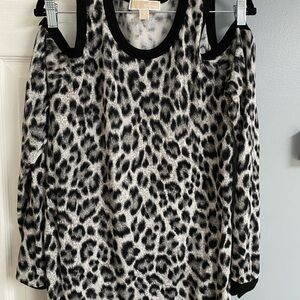 Michael kors peep shoulder sweater